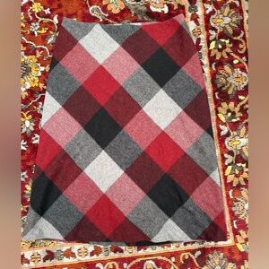 Vintage GAP Red and Gray Plaid Skirt